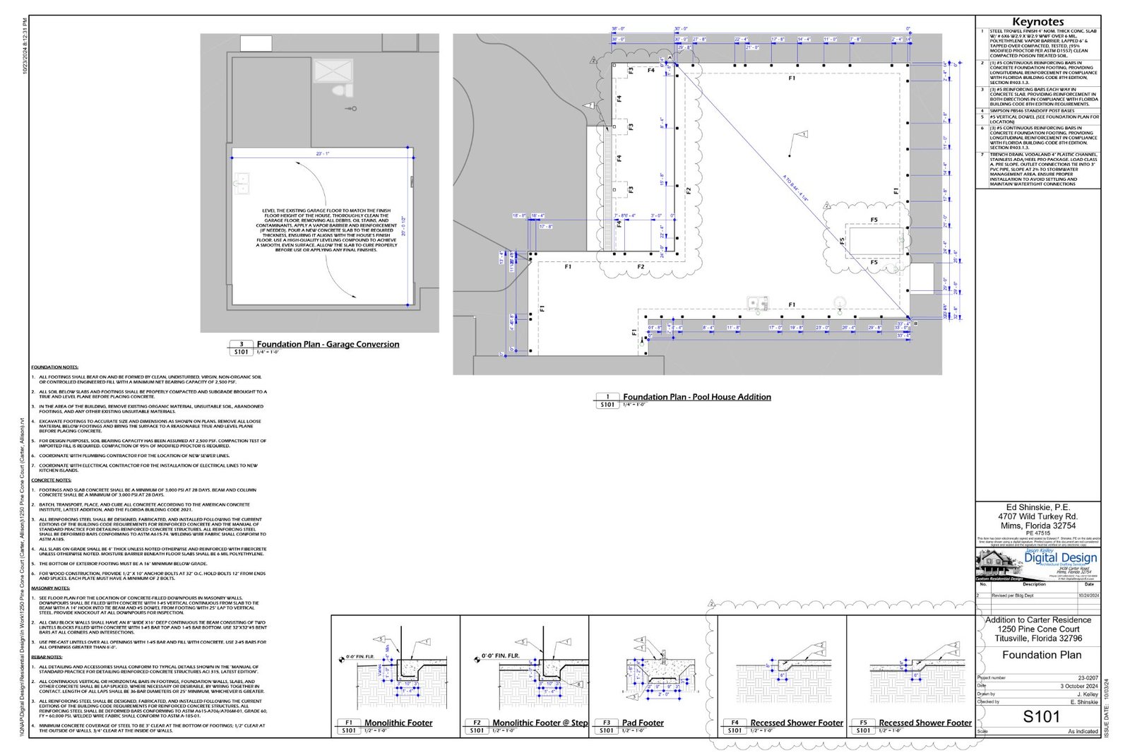 Carter Residence Floor Plan
